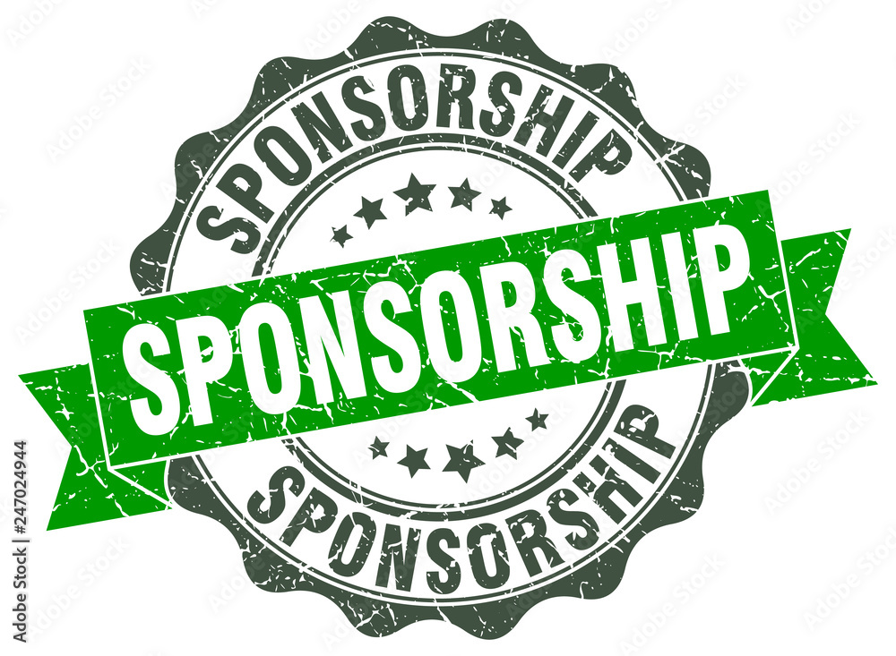sponsorship stamp. sign. seal sponsorship stamp. sign. seal