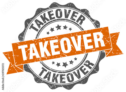 takeover stamp. sign. seal