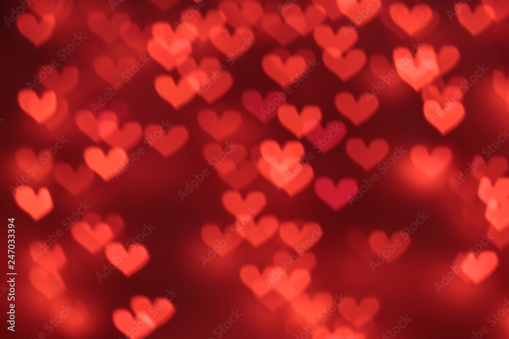 red heart background with hearts