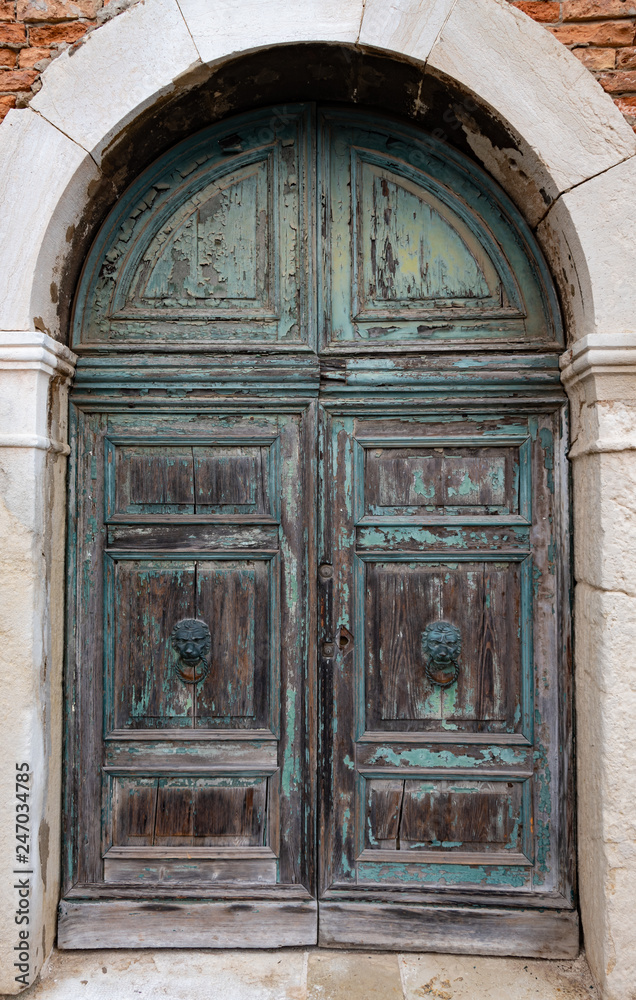 Old Door in Murano italy