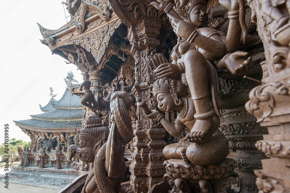 Fototapeta premium THAILAND PATTAYA SANCTUARY OF TRUTH