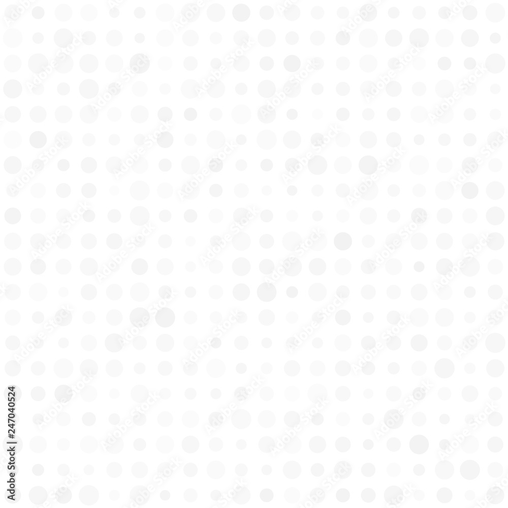 Abstract seamless pattern of small circles or pixels in various sizes in white colors Abstract seamless pattern of small circles or pixels in various sizes in white colors