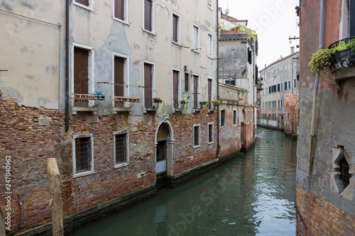 narrow venetian canal