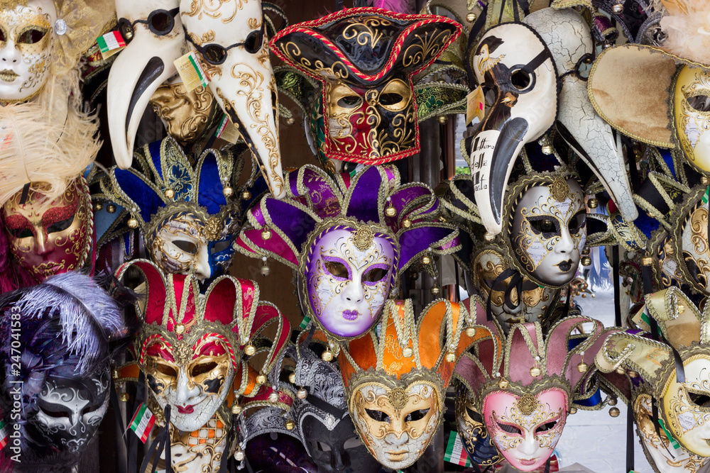 carnival masks display