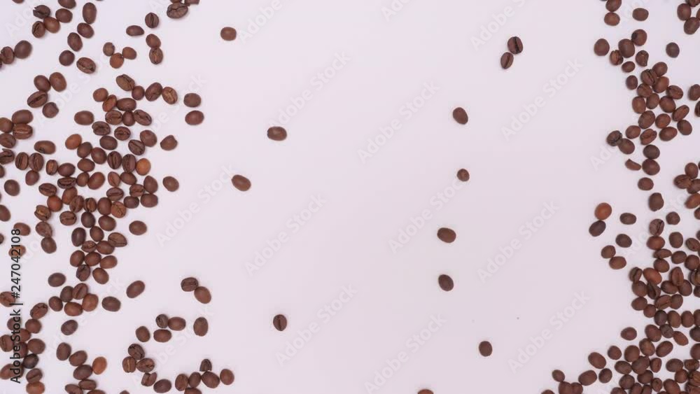 coffee beans in shape of big coffee bean