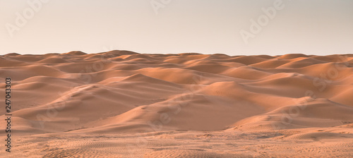 Sahara Desert of Tunisia, Grand Erg Oriental. Most beautiful dunes