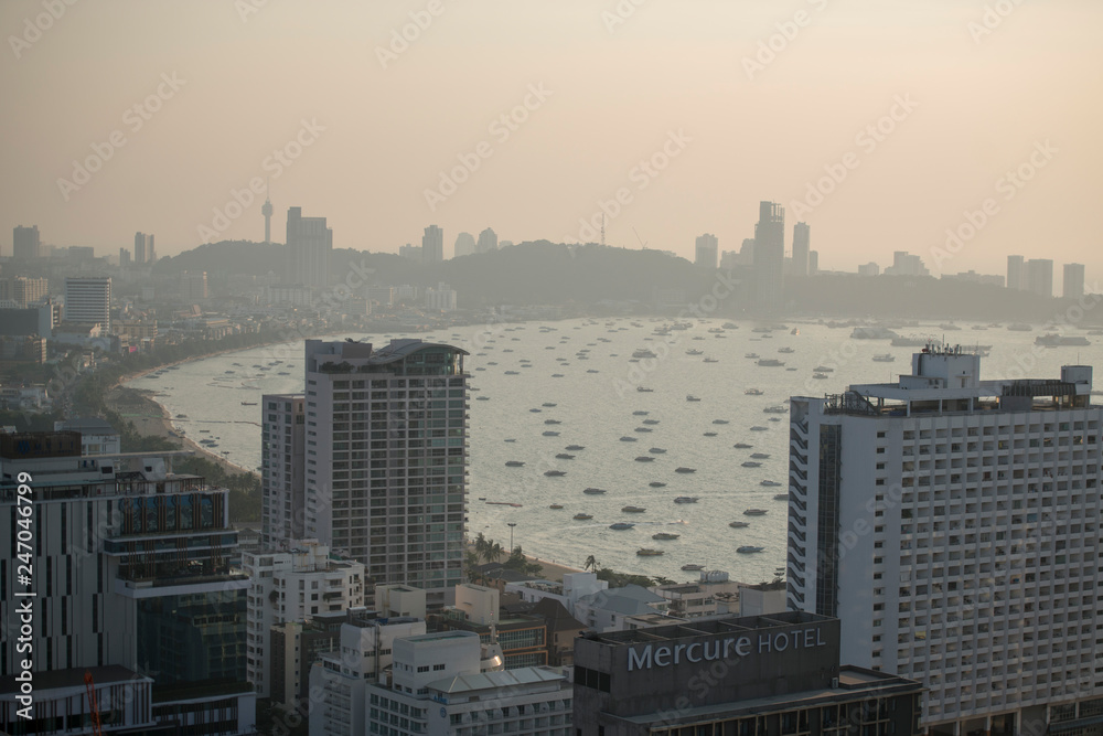Fototapeta premium THAILAND PATTAYA CITY VIEW
