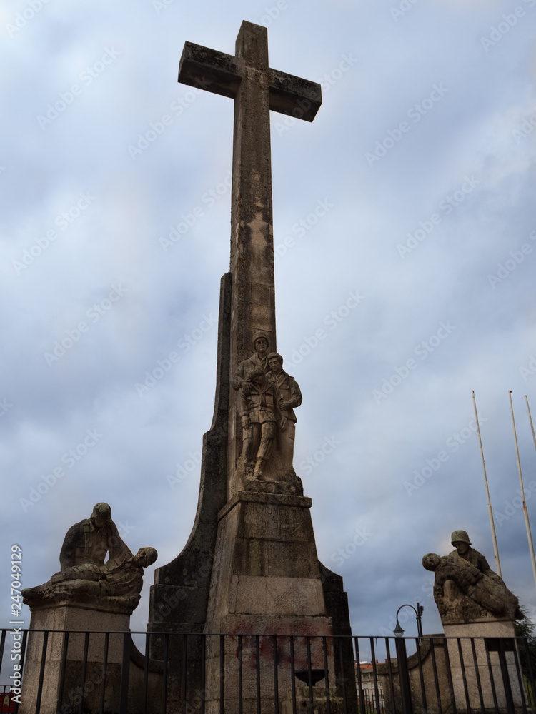 Pontevedra, símbolo religioso y de protección, verano de 2018