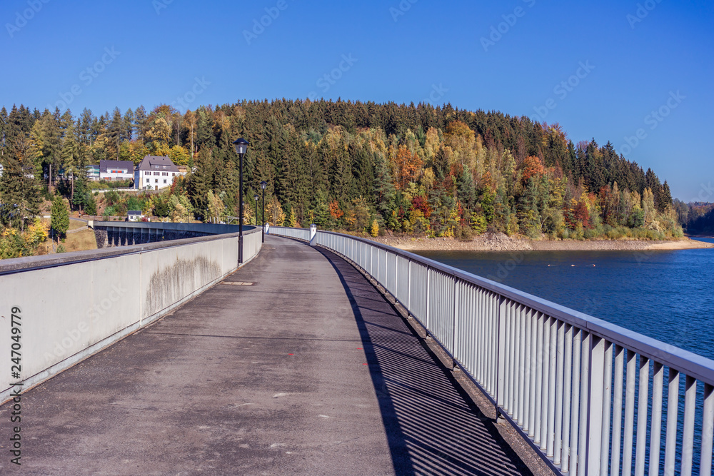 Saidenbachtalsperre im Erzgebirge