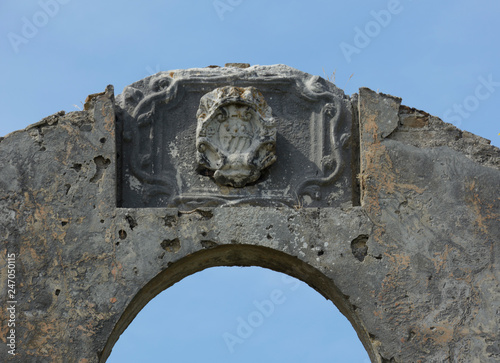 the ruins of he Venetian Shipyard in Gouvia, Corfu (Greece, Ionian Islands) photo