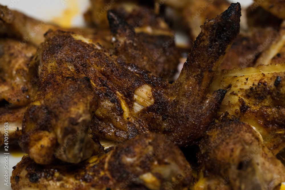 chicken wings on plate chicken wings on plate