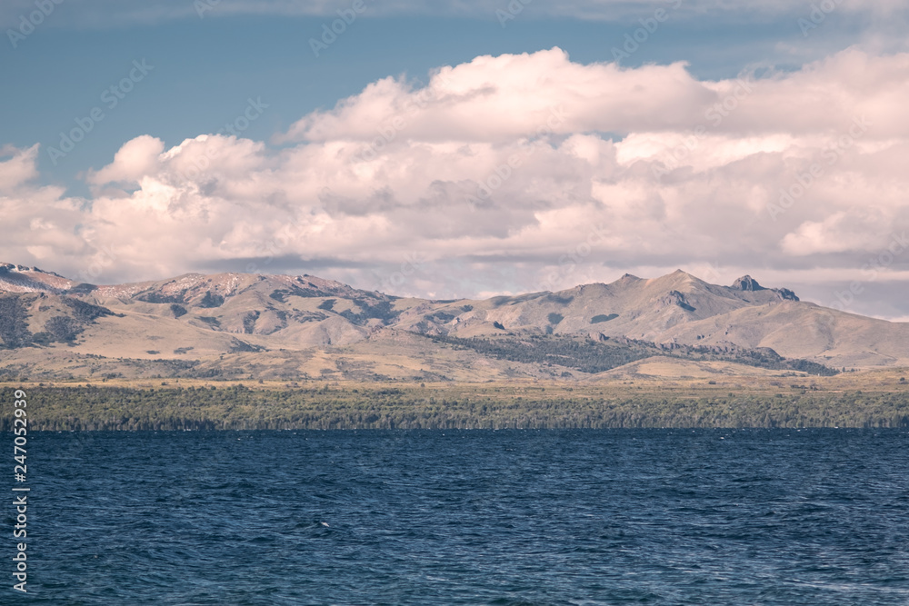 sea and mountains clouds sky field sea and mountains clouds sky field