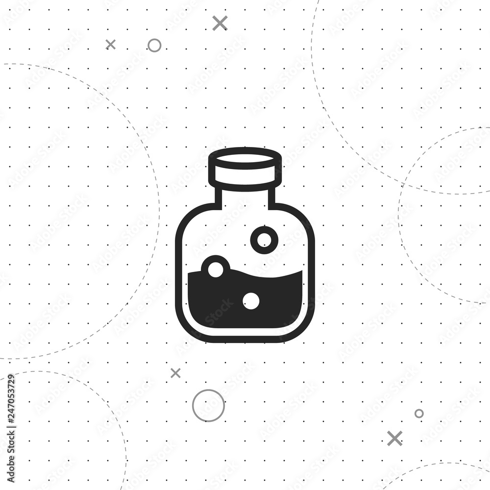 Flask icon, vector best flat icon Flask icon, vector best flat icon