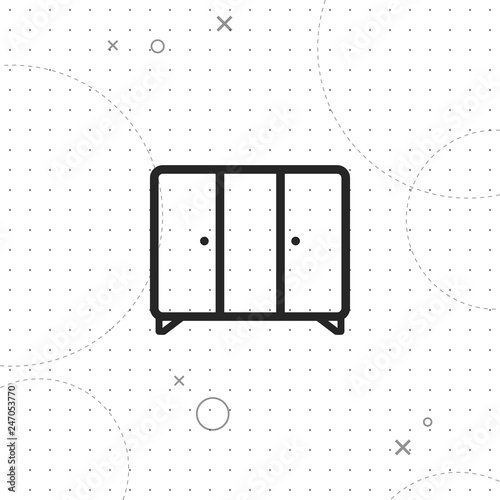 Furniture icon, vector best flat icon
