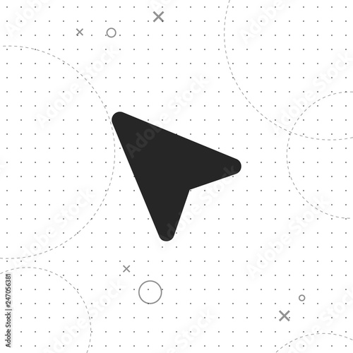 Navigation arrow vector best flat icon