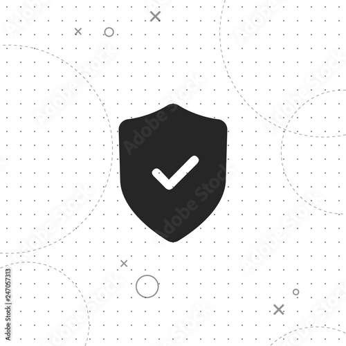 Protection icon, vector best flat icon