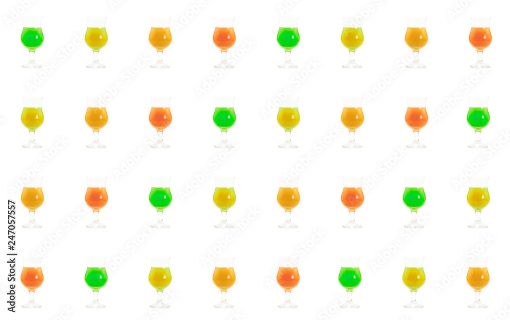 pattern background glass of bright refreshing cocktail drink tequila with lemon juice cosmopolitan lemonade design colorful green red mix pattern background glass of bright refreshing cocktail drink tequila with lemon juice cosmopolitan lemonade design colorful green red mix