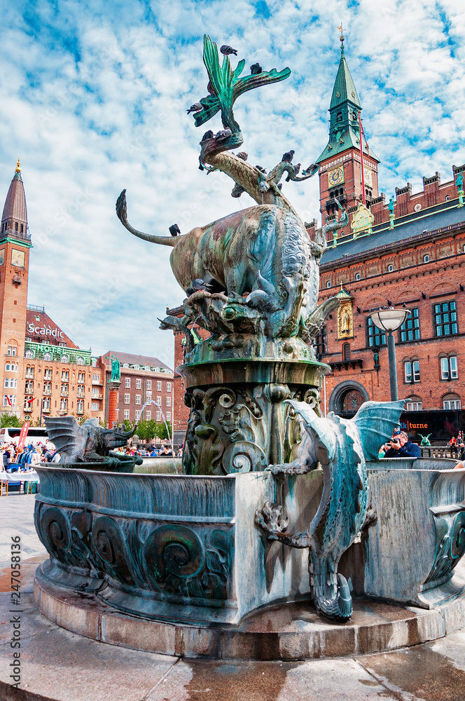 Cental fontain Copenhagen