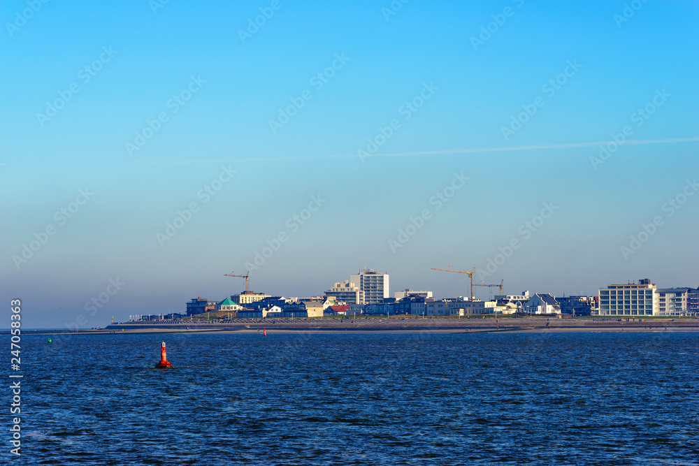 Fototapeta premium Fährüberfahrt nach Norderney