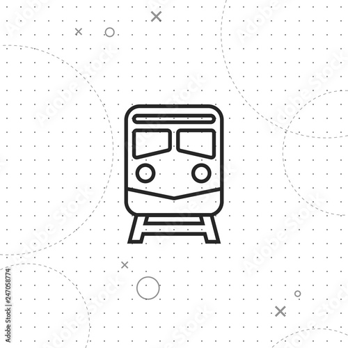 Subway icon, vector best flat icon