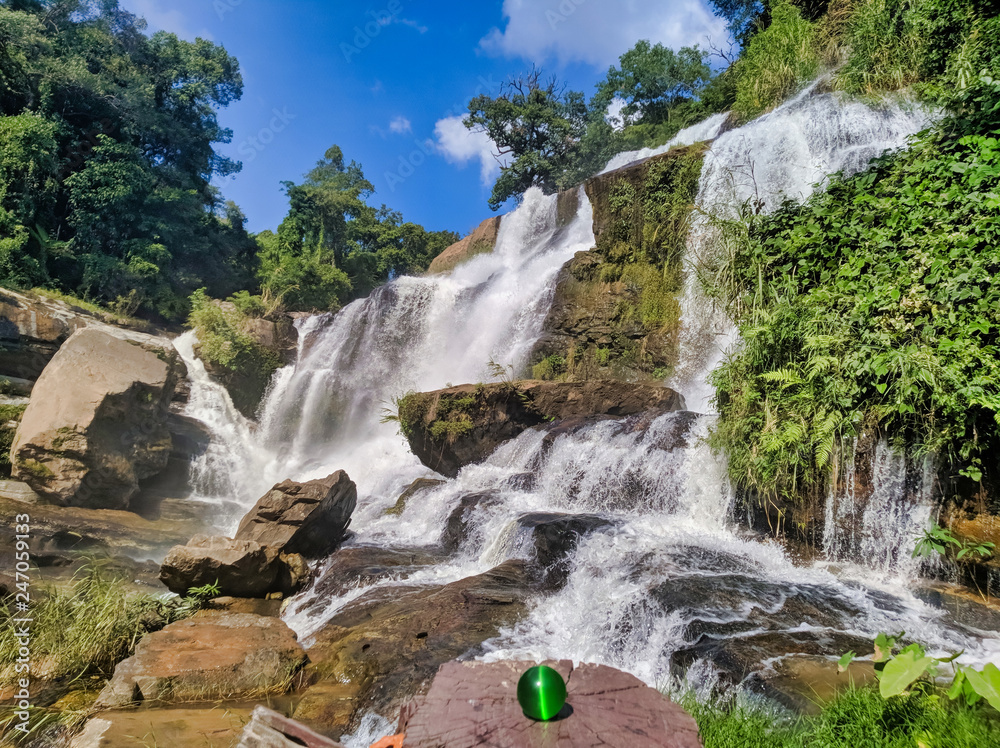 Fototapeta premium waterfall in forest