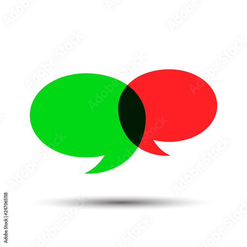 Chat icon sign - vector for stock