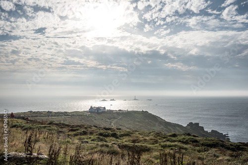 Lands End  Cornwall in the summer 