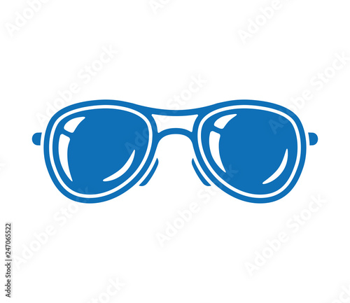 Sun glasses icon isolated