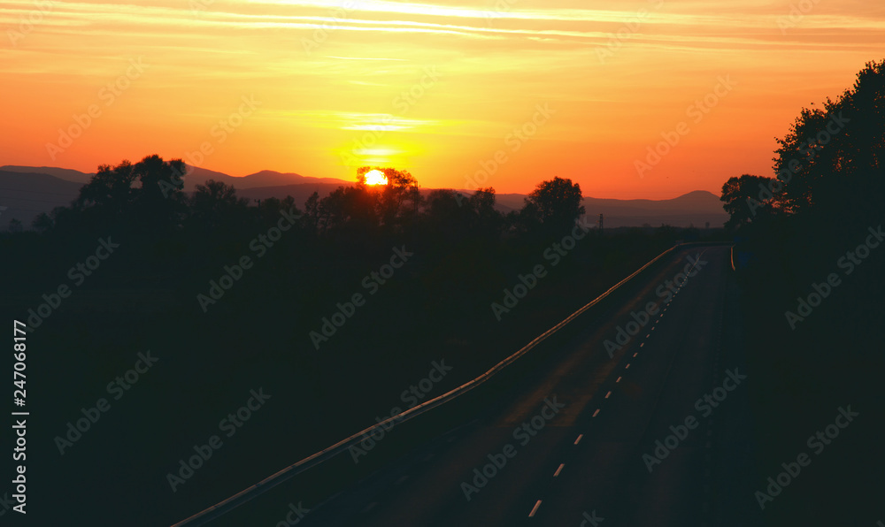 Obraz premium Golden sunset