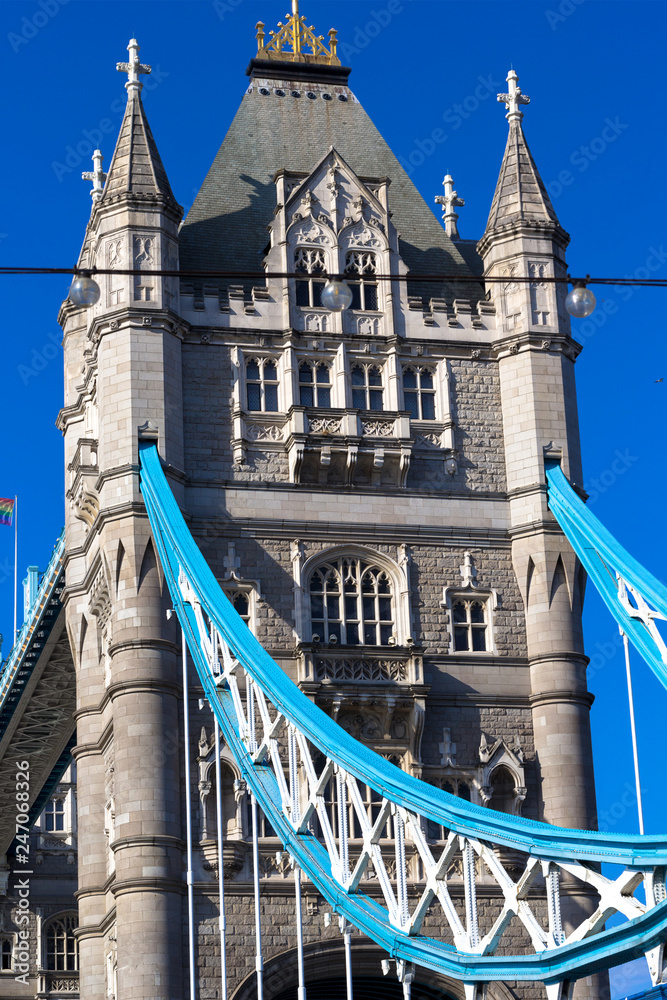 Tower Bridge, close up