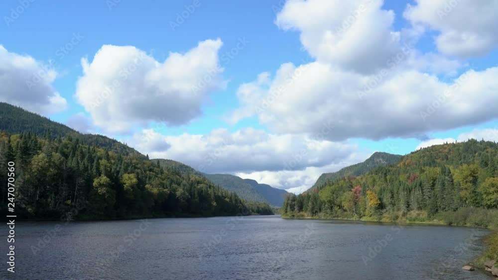 Beautiful fall color of Jacques-Cartier National Park Beautiful fall color of Jacques-Cartier National Park