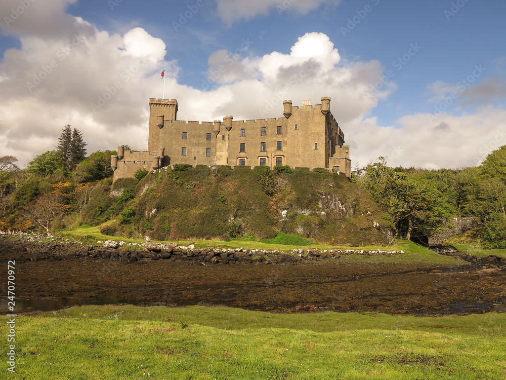 Dunvegan Castle. Isle of Skye, Scotland, United Kingdom, May 2014