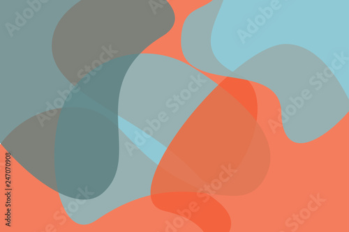 Abstract background pattern made with wavy geometric shapes. Modern, simple vector art.