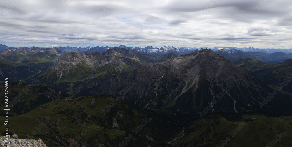 panoramic view of mountains