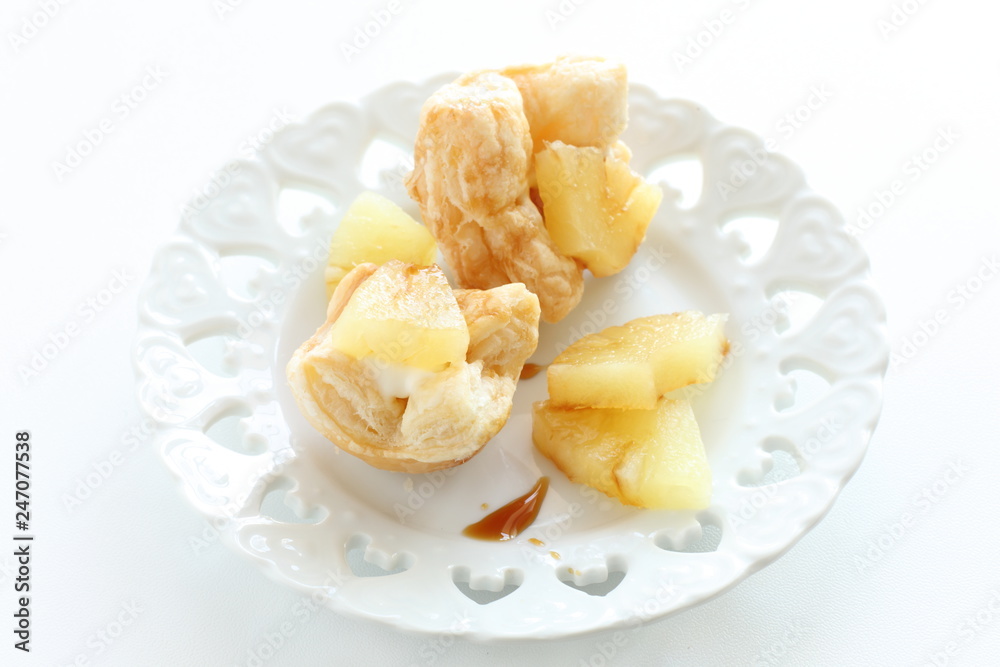 Cream cheese and pineapple pastry for home bakery image Cream cheese and pineapple pastry for home bakery image