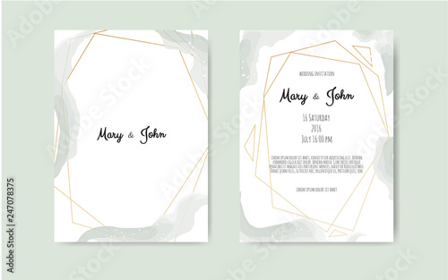 Vector watercolor background, elegant simple card templates. Pastel color backdrops. Party, baby shower templates.