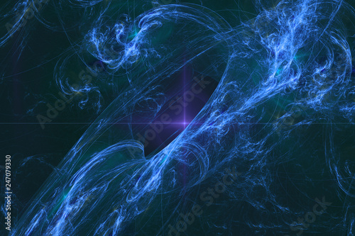 Geometric fractal shape can illustrate daydreaming imagination psychedelic sp...