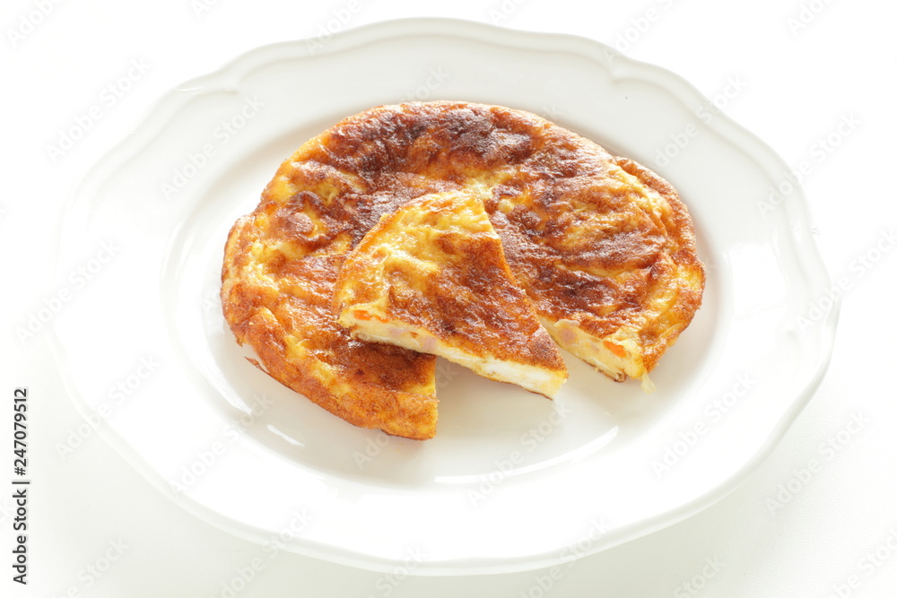 Homemade Spanish omelete Homemade Spanish omelete