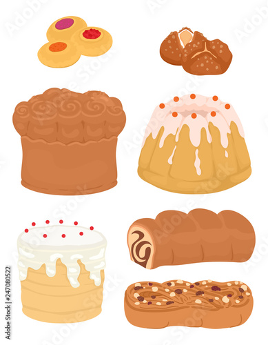Easter Breads Illustration