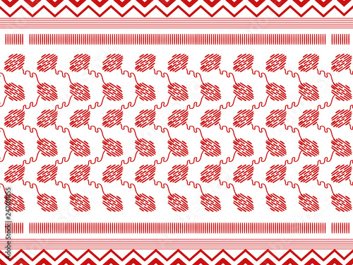Keffiyeh Pattern Seamless Background Illustration