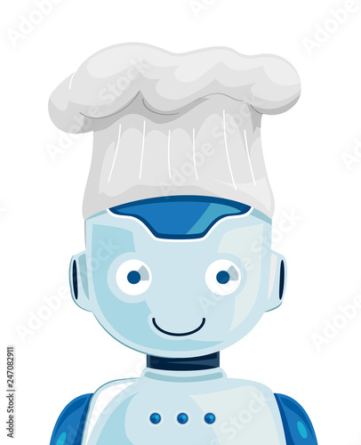 Robot Chef Illustration