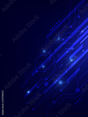 digital technology innovative concept background eps 10 vector