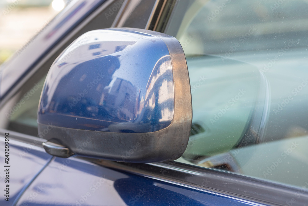 Fototapeta premium Close-up Car Rearview mirror