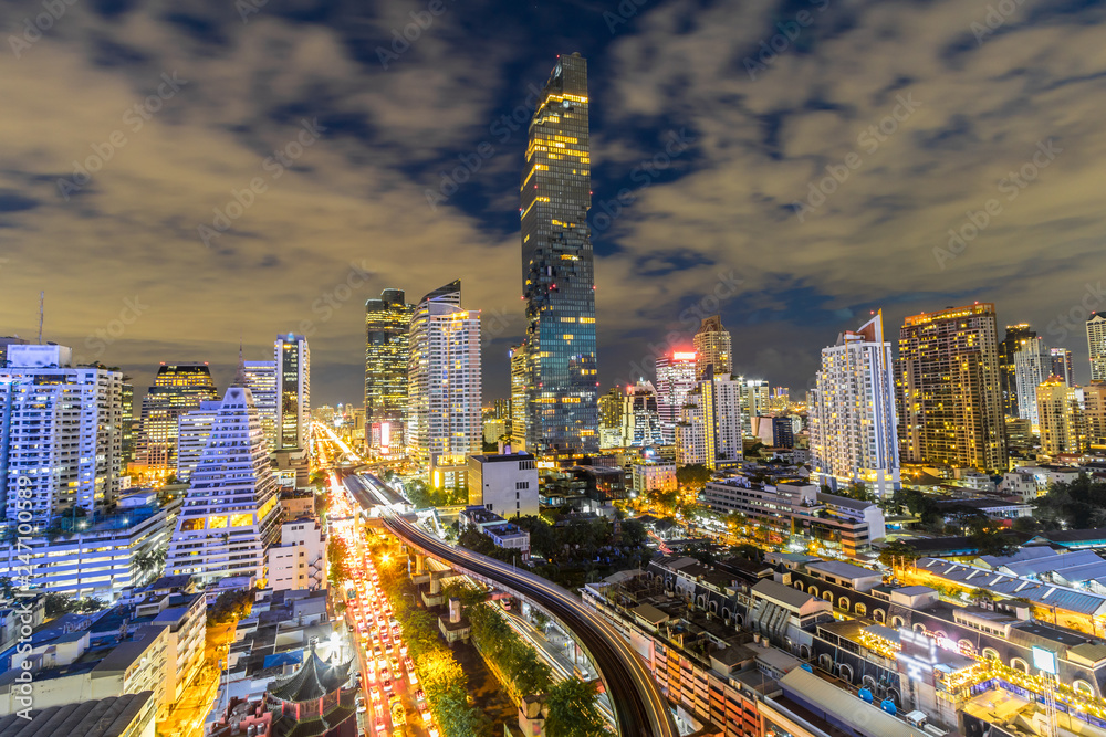 Obraz premium View of Bangkok city in Thailand