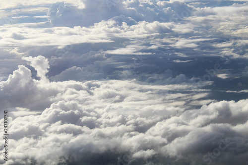 Beautiful blue sky with clouds background. Sky clouds.Sky with clouds weather nature cloud blue