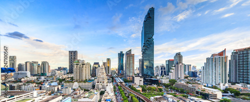 View of Bangkok city in Thailand