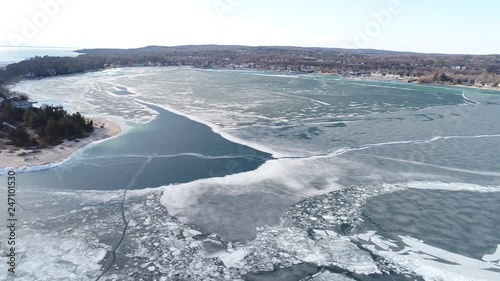 Wallpaper Mural Harbor Springs Michigan Ice Torontodigital.ca