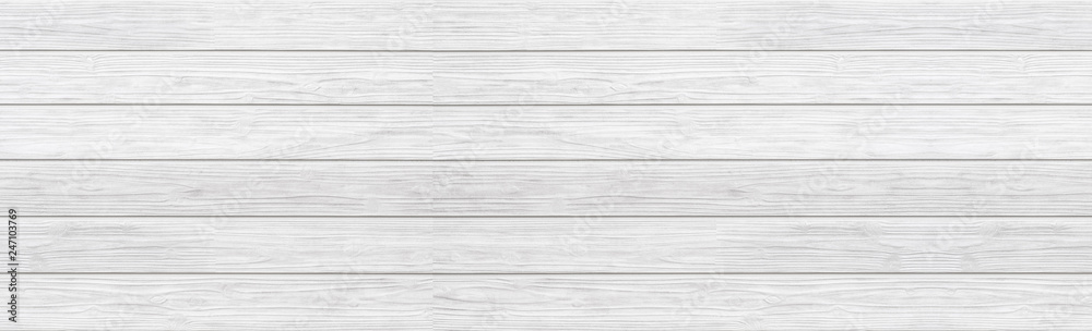 Obraz premium panorama biała ściana z drewna tekstury i tła