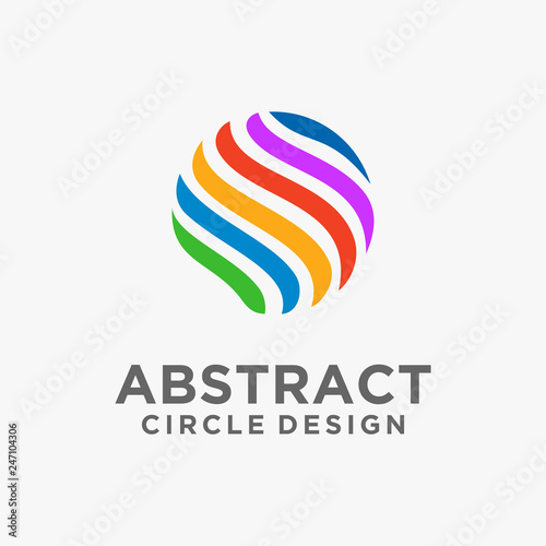 Wallpaper Mural Abstract circle logo design Torontodigital.ca