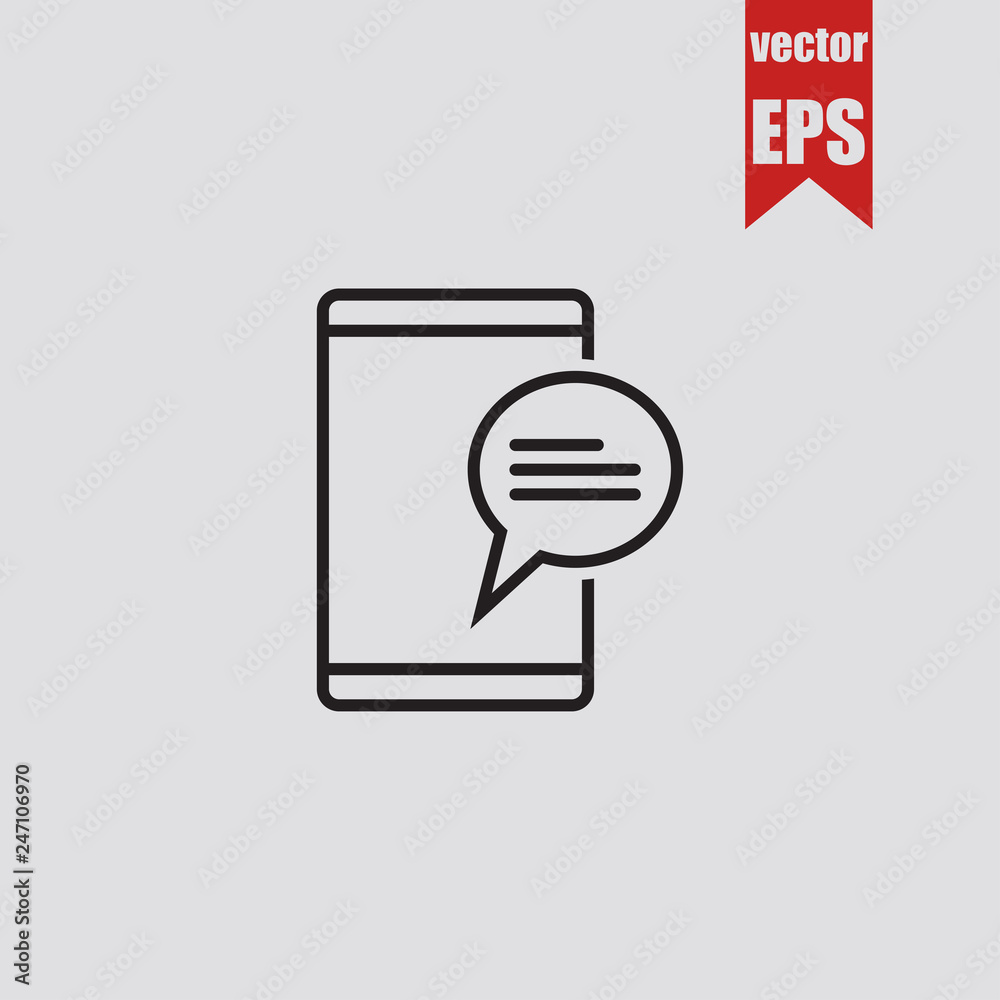 Smartphone icon.Vector illustration.	